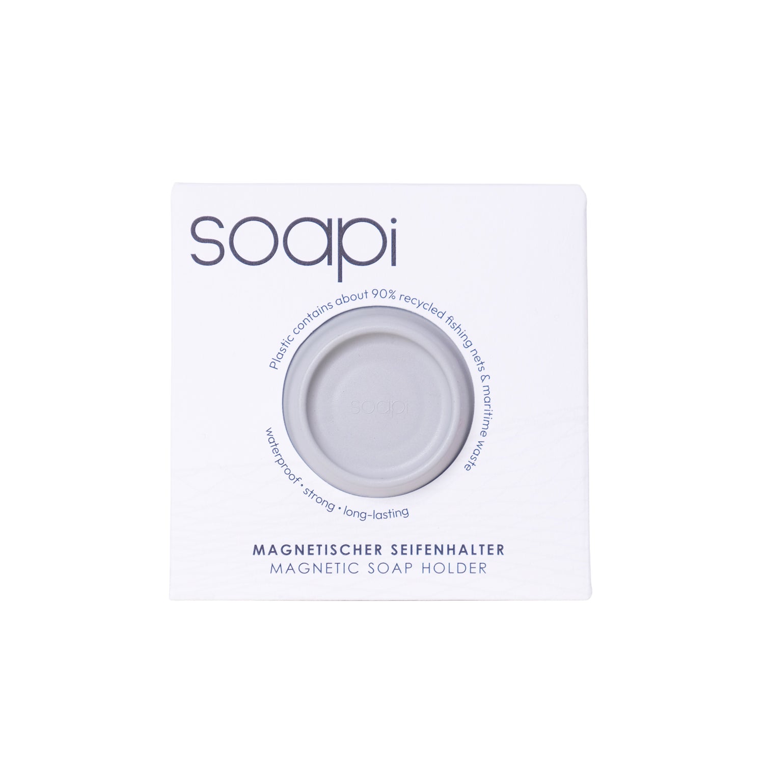 Soapi – Magnetisk såpeholder – Grey