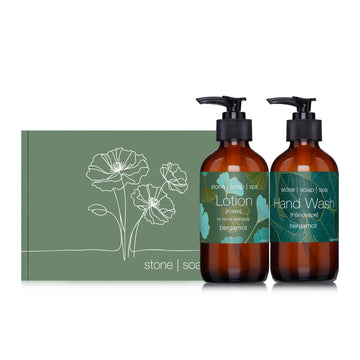 Gavepakke - Håndsåpe & Krem - Bergamott