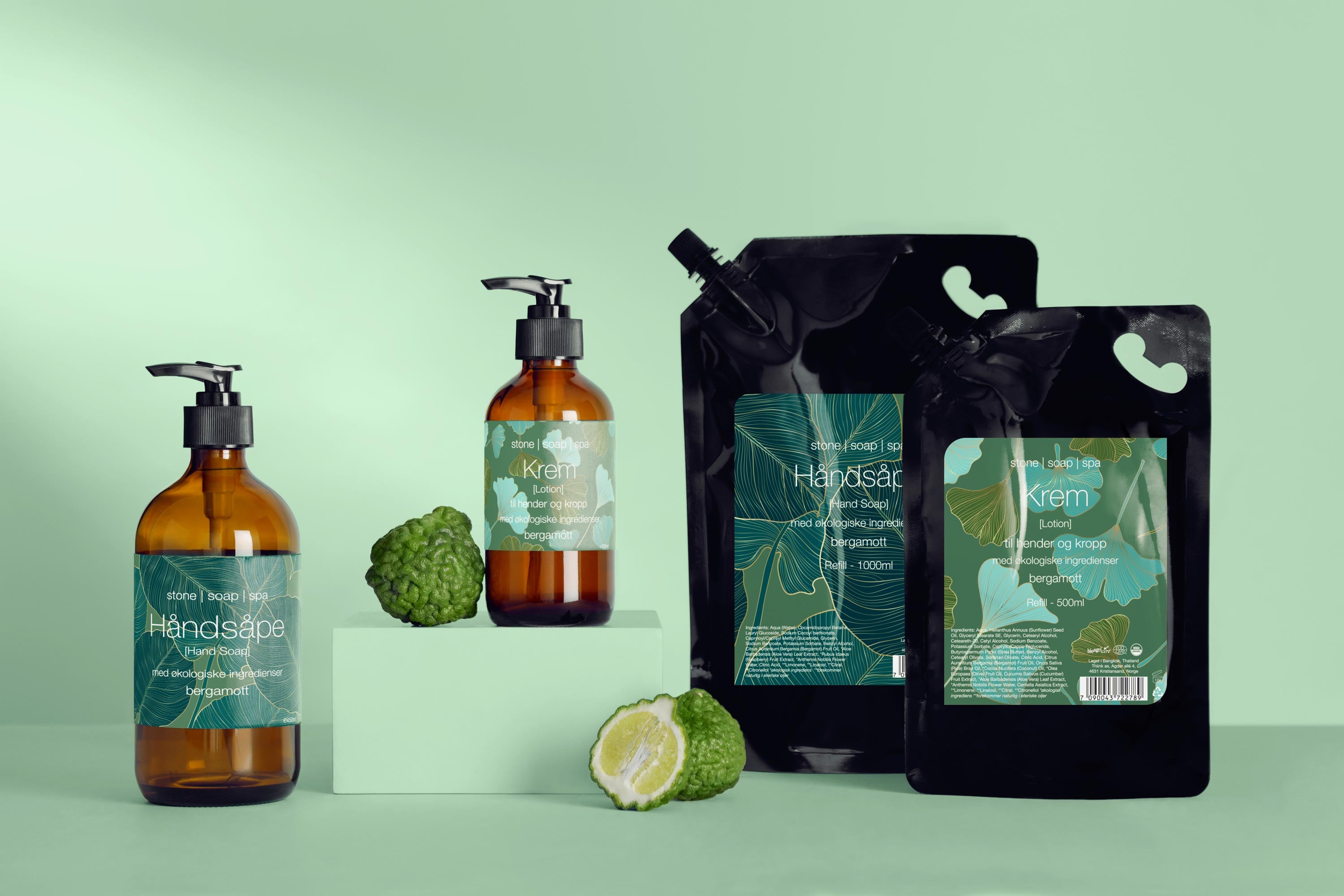 Håndsåpe - Bergamott - Refill