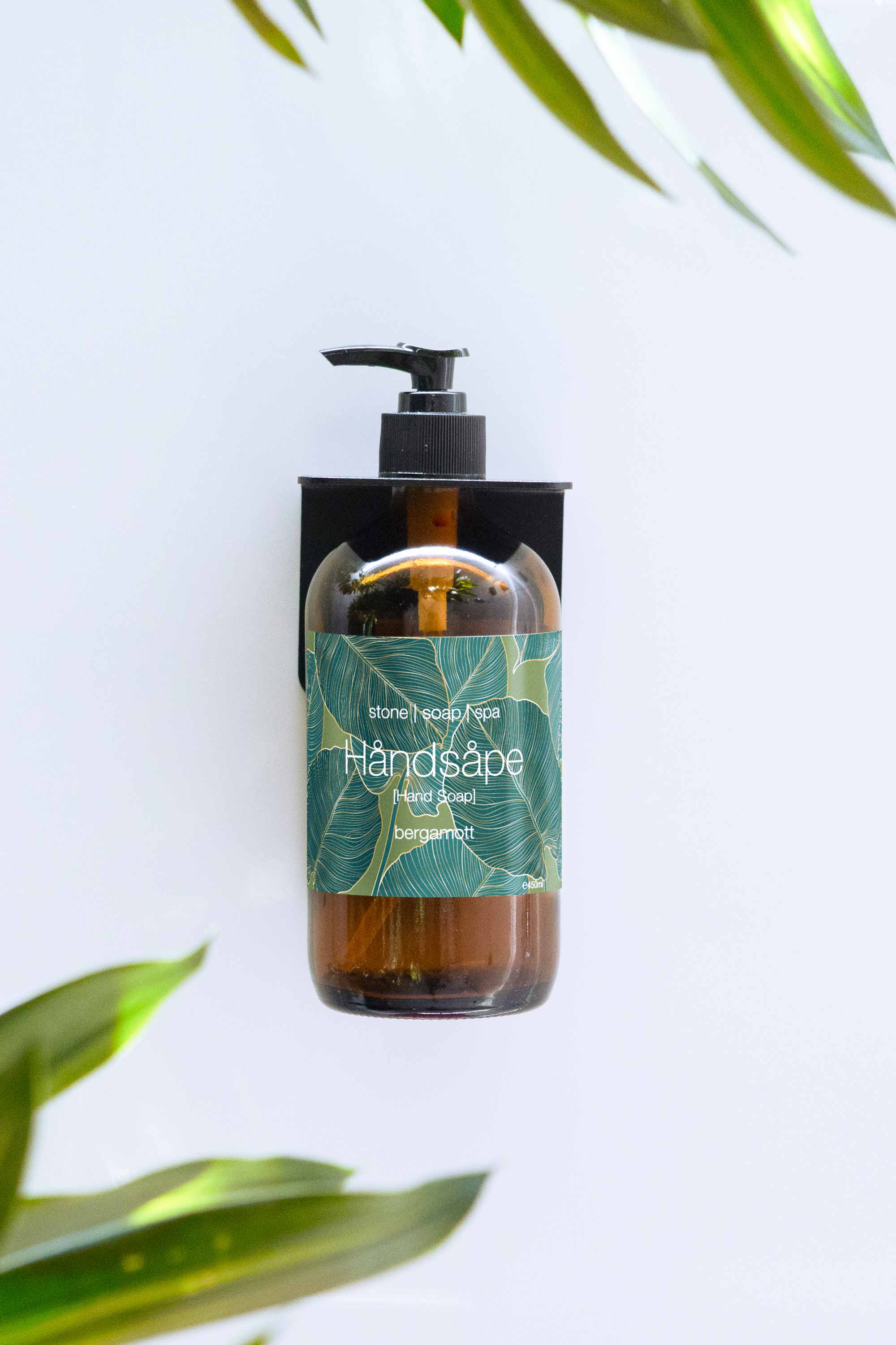 Veggfeste i rustfritt stål - 1 flaske