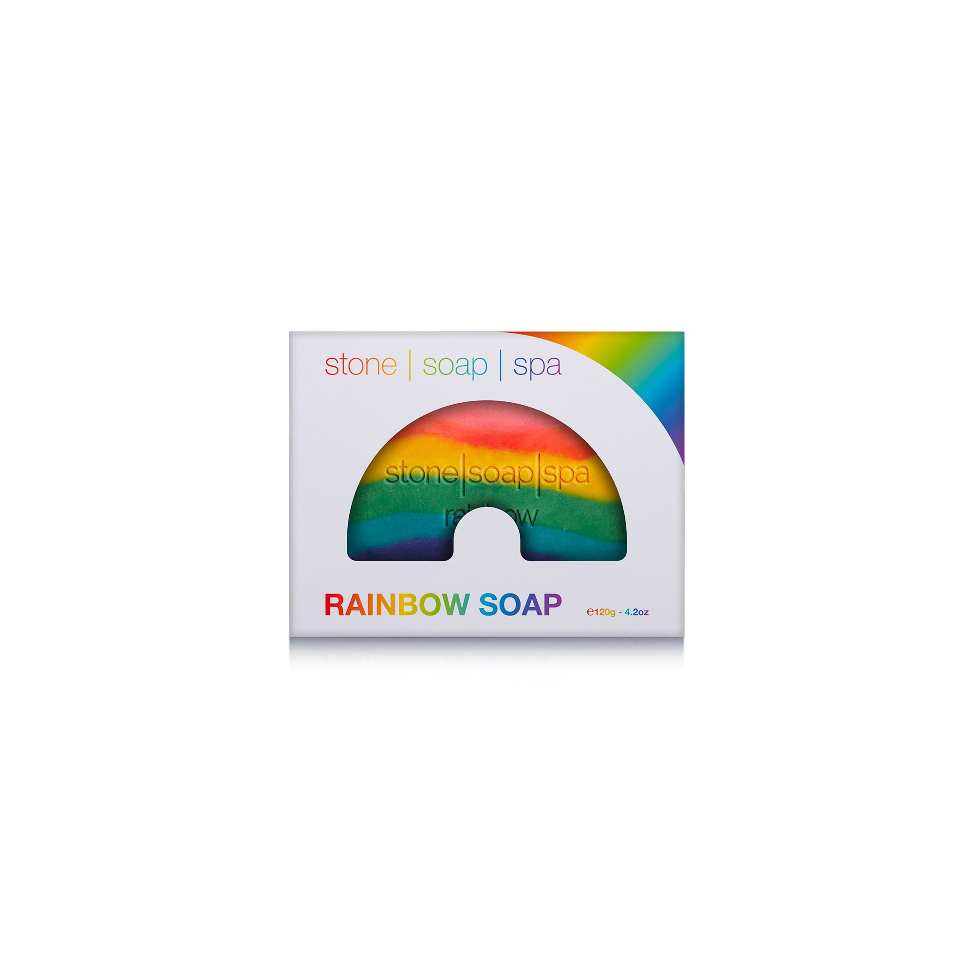 Rainbow soap